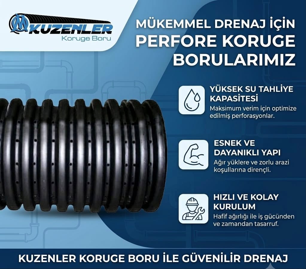 Perforated Corrugated Drainage Pipe (Perforated Corrugated Pipe) gallery 1